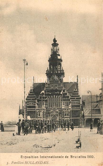 Exposition Universelle Bruxelles 1910 Pavillon Hollandais