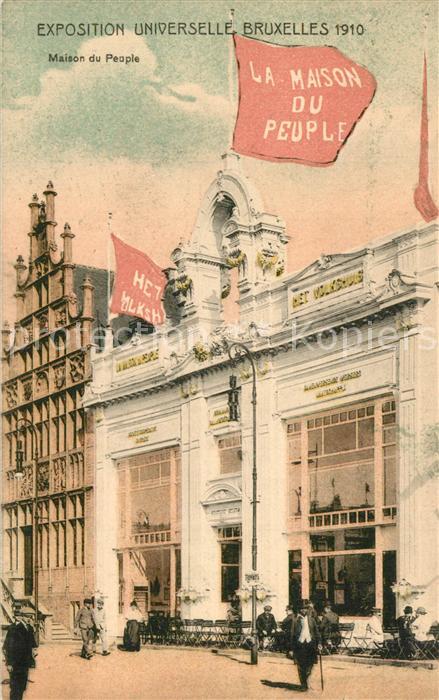 Exposition Universelle Bruxelles 1910 Maison du Pouple
