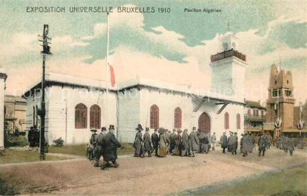 Exposition Universelle Bruxelles 1910 Pavillon Algerien