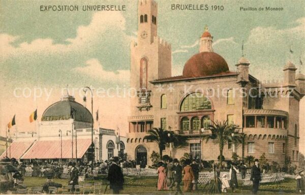 Exposition Universelle Bruxelles 1910 Pavillon de Monaco