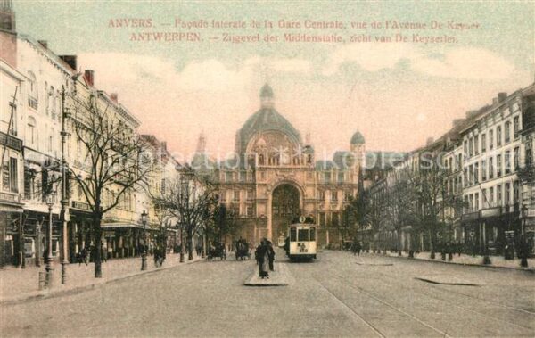 Strassenbahn Anvers Gare Centrale Avenue de Keyser
