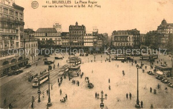 Strassenbahn Bruxelles Place Rogier