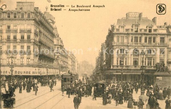 Strassenbahn Bruxelles Boulevard Anspach
