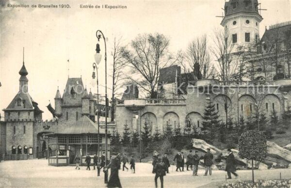 Exposition Universelle Bruxelles 1910 Entree