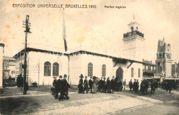 Exposition Universelle Bruxelles 1910 Pavillon Algerien