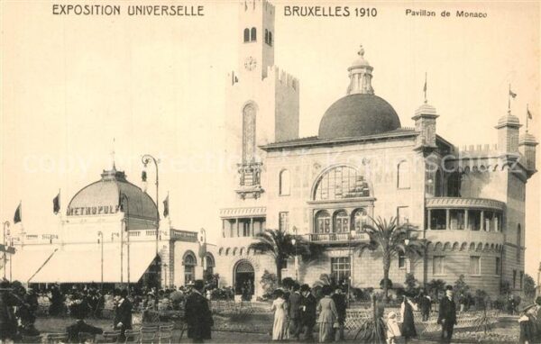 Exposition Universelle Bruxelles 1910 Pavillon de Monaco