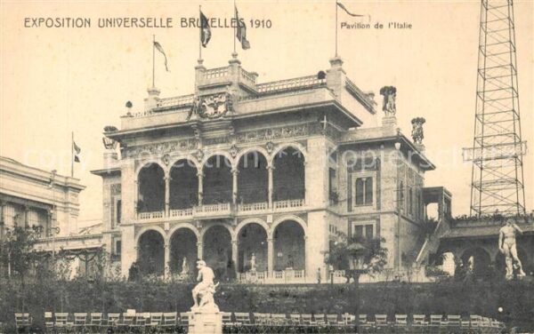 Exposition Universelle Bruxelles 1910 Pavillon de l'Italie