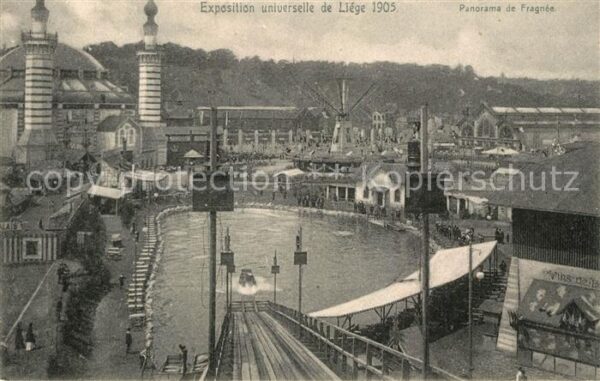 Exposition Universelle Liege 1905 Panorama de Fragnee