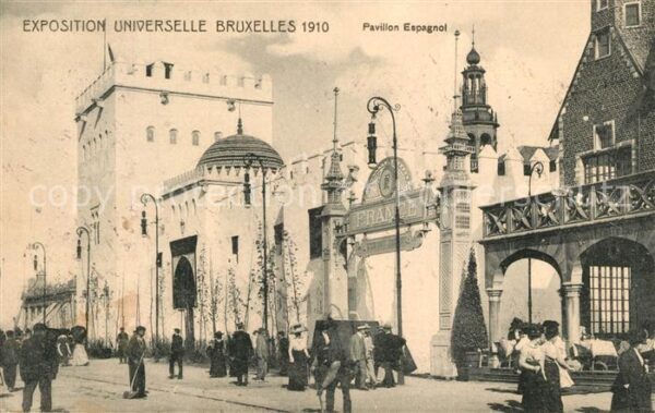 Exposition Universelle Bruxelles 1910 Pavillon Espagnol