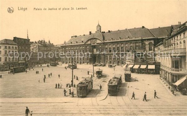 Strassenbahn Liege Palais de Justice Place St. Lambe