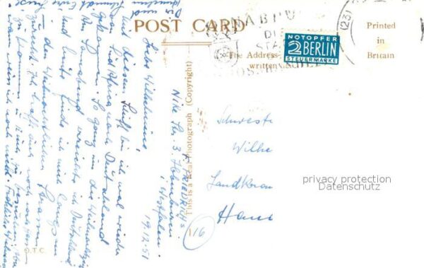 Schiffe Ships Navires Union-Castle Line R.M.M.V. Warwick Cast – Bild 2