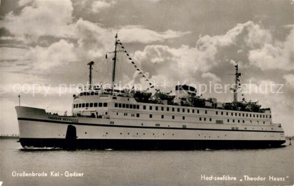 Schiffe Ships Navires Theodor Heuss Grossenbrode Kai Gedser