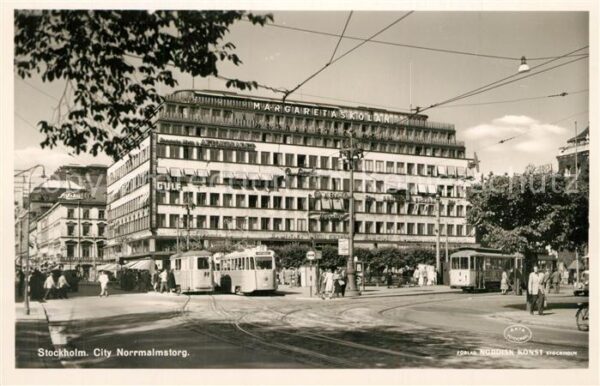 Strassenbahn Stockholm City Norrmalmstorg