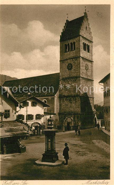 Wetterhaeuschen Wetterstation Zell am See Marktplatz