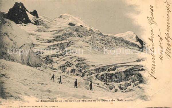 Bergsteigen Klettern Jonction sous les Grands Mulets Dome du