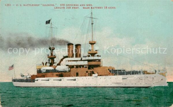 Marine U.S. Battleship Illinois