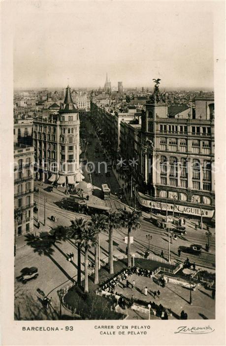 Strassenbahn Barcelona Calle de Pelayo