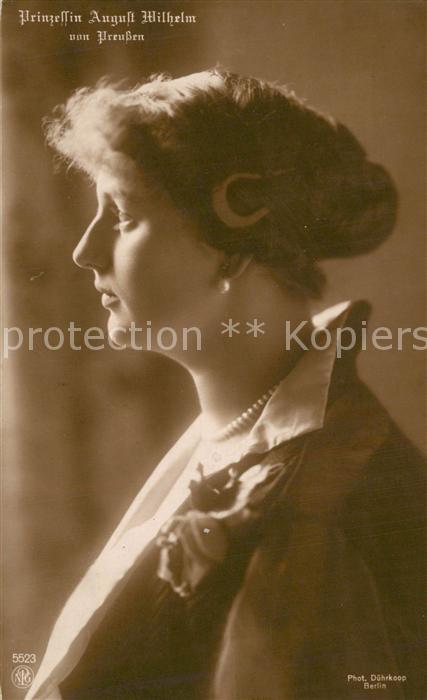 Adel Preussen Prinzessin August Wilhelm