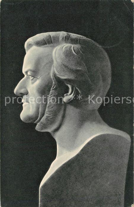 Bildhauerei Steinmetz Epples Hermen B?ste Wagner L. Schaller