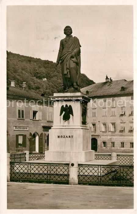 Mozart Wolfgang Amadeus Denkmal Salzburg