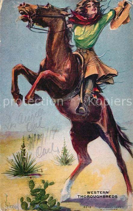 Cowboys Cowgirl Western Thoroughbreds K?nstlerk