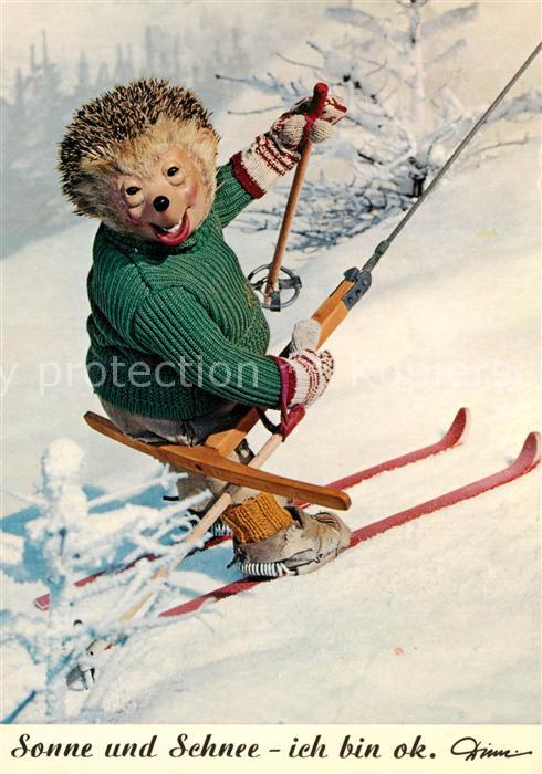 Mecki Nr. 368 Skifahren