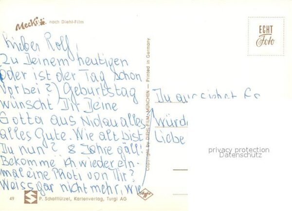 Mecki Nr. 49 Skifahren – Bild 2