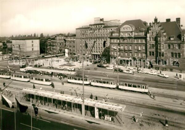 Strassenbahn Leipzig Friedrich-Engels-Platz