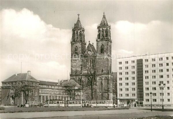 Strassenbahn Magdeburg Dom