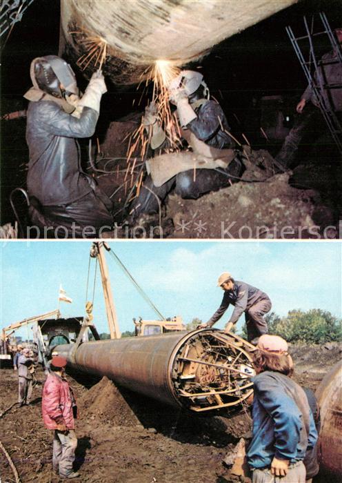 Oelfoerderung Oil Fields Schweissmontagearbeiten Bauabschnitt DD