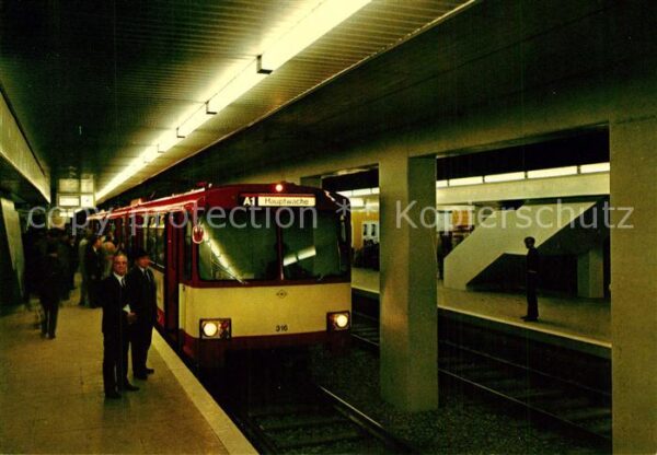 U-Bahn Subway Underground Metro Frankfurt am Main