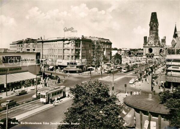 Strassenbahn Berlin Kurf?rstendamm Ecke Joachimsthal