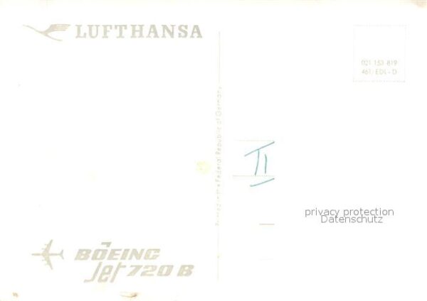 Lufthansa Boeing Jet 720 B – Bild 2