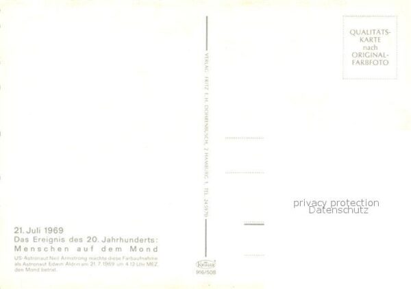 Astronaut Mond Neil Armstrong Edwin Aldrin – Bild 2