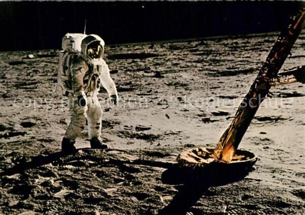 Astronaut Mond Edwin Aldrin Landef?hre Eagle