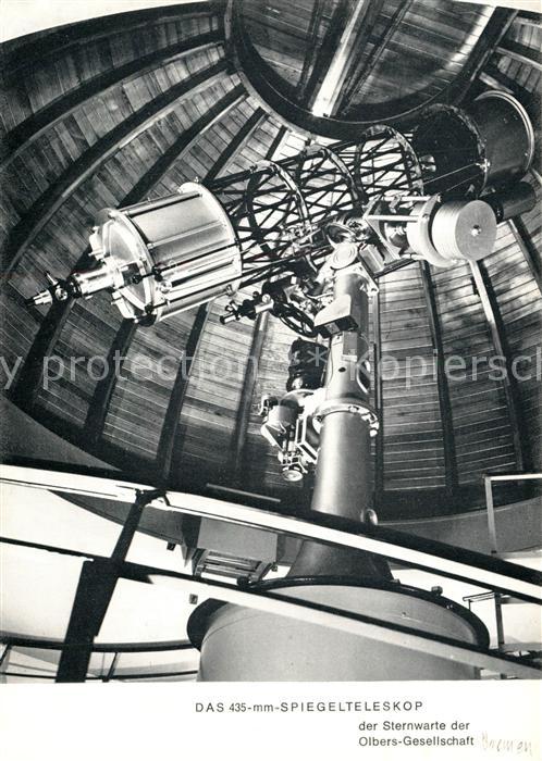 Astronomie Spiegelteleskop Sternwarte Olbers-Gesel
