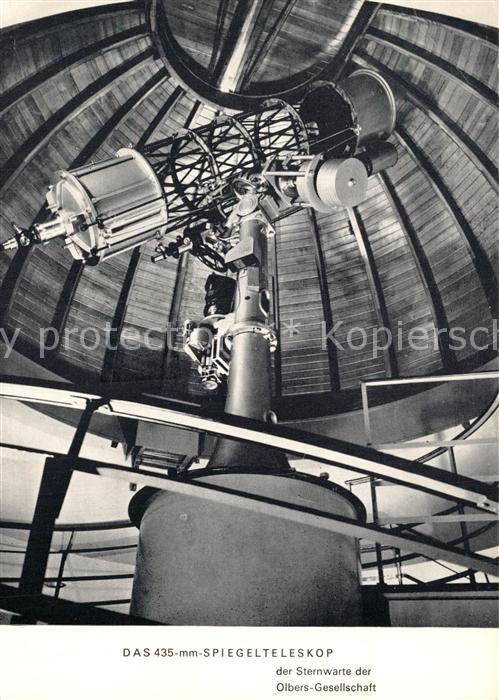 Astronomie Spiegelteleskop Sternwarte Olbers-Gesel