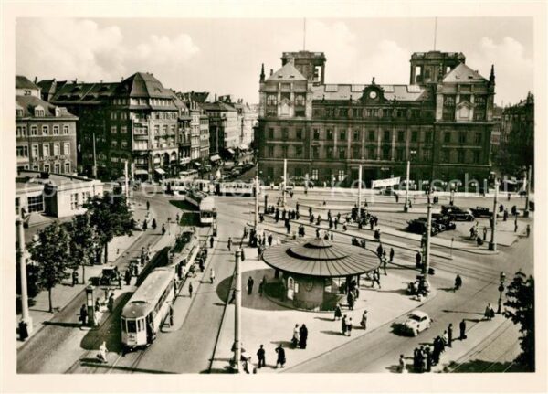 Strassenbahn Dresden Postplatz