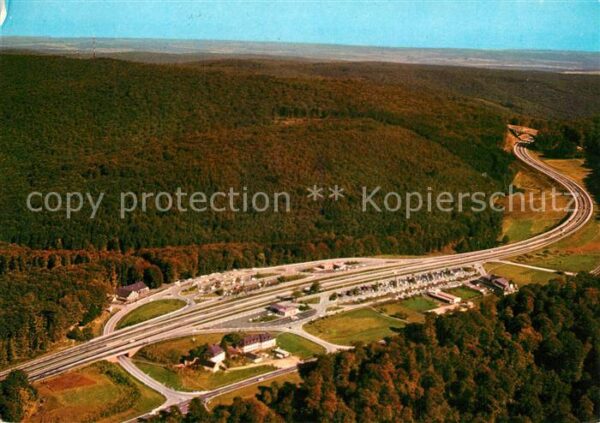 Autobahn Rasthaus im Spessart Motel Fliegeraufna