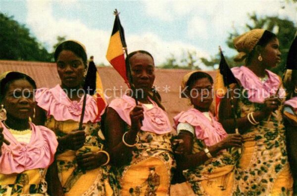 Typen Afrika Jeunes Filles a Coquilhatville  Voyage