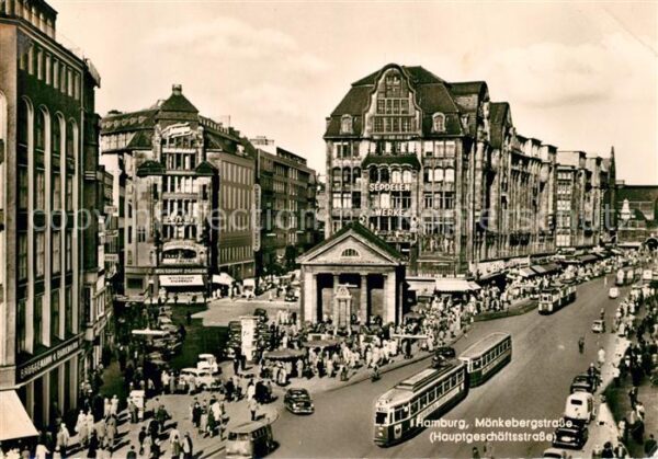 Strassenbahn Hamburg M?nkebergstrasse