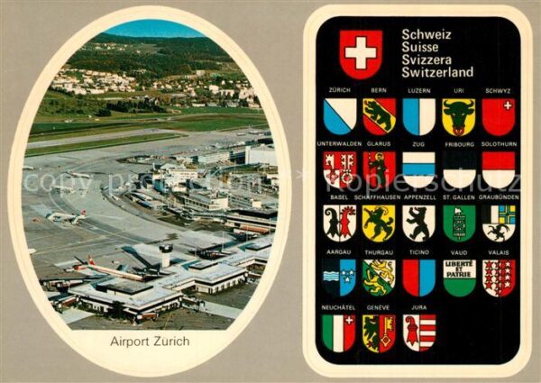 Wappen Schweiz Flughafen Z?rich Terminal B