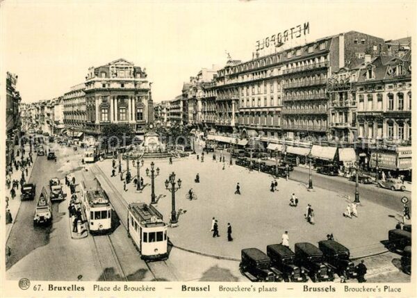 Strassenbahn Bruxelles Place de Brouckere