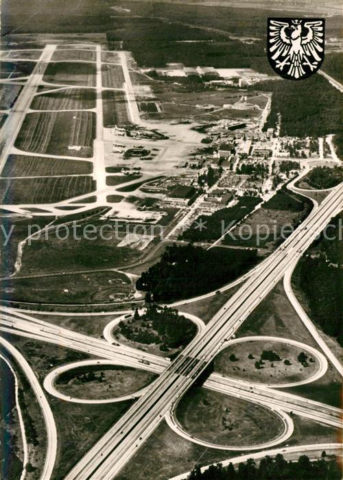 Autobahn Frankfurter Kreuz Fliegeraufnahme Flugh