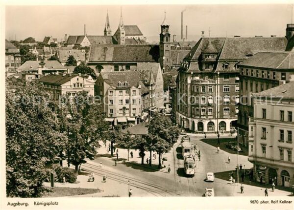 Foto Kellner Rolf Nr. 9870 Augsburg K?nigsplatz