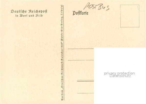 Postbus Deutsche Reichspost Reit Reiteralm 3 Br – Bild 2