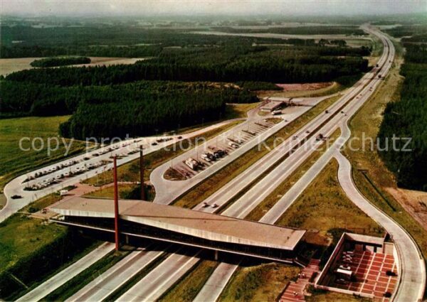Autobahn Bundesautobahn-Br?ckenrasthaus Dammer B
