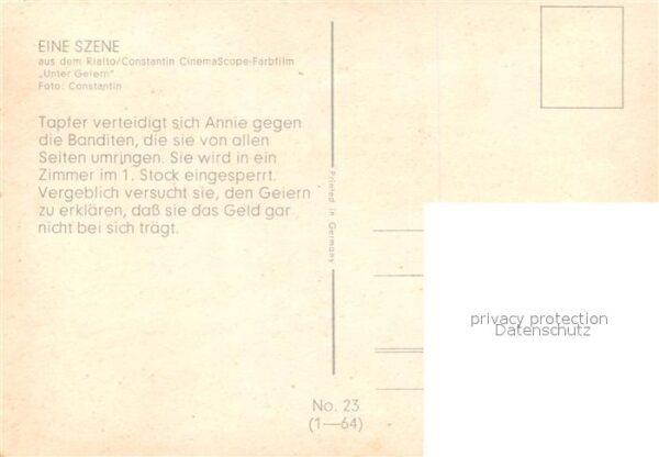 Kino Film Unter Geiern Annie Banditen – Bild 2