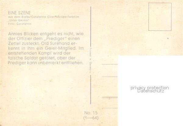 Kino Film Unter Geiern Offizier Prediger Old Sure – Bild 2