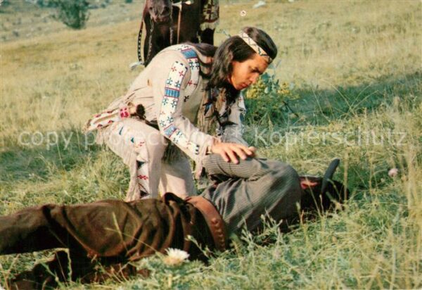 Kino Film Unter Geiern Pierre Brice Winnetou